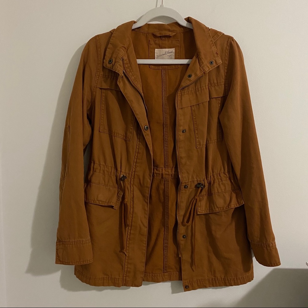 Universal Thread Rust Orange Jacket - Picture 2 of 6